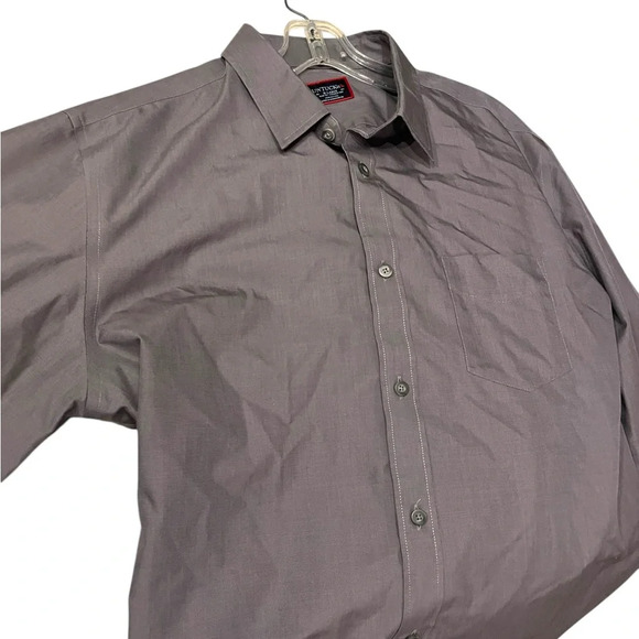 UNTUCKit Button Down Gray Shirt Sz XL EUC - Picture 2 of 6